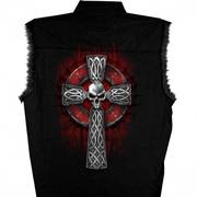 Текстильный жилет Celtic Cross Sleeveles Denim