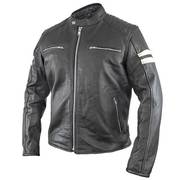 Кожаная мотокуртка Delta Men's Leather Motorcycle Jacket