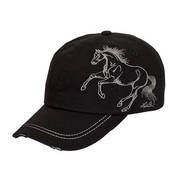 Кепка Vintage Cap - Horse - adjustable - Black