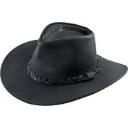 Кожаная шляпа Austrailian Classic-Dakota Lthr-Black