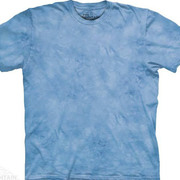 Однотонная футболка Blue Drawn