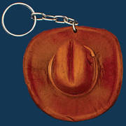 Leather Hat Key Ring
