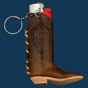 Брелок Leather Boot Lighter Case