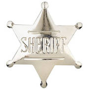 Значок Sherrif Badge Silver