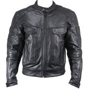 Кожаная мотокуртка Armored Motorcycle Jacket