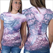 Футболка Леди Байкер Angel Wings Sublimation