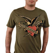 Футболка от Sailor Jerry с коротким рукавом Dishonor Eagle Tee