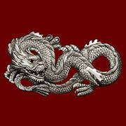 Подвеска Dragon Pendant Silver Plate