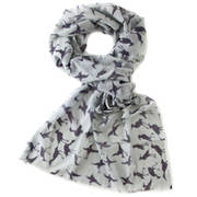 Шарф Scarf With Crane